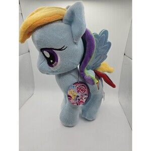 My Little Pony Rainbow Dash Pegasus Plush Stuffed Toy 2013 Hasbro Wings Tag